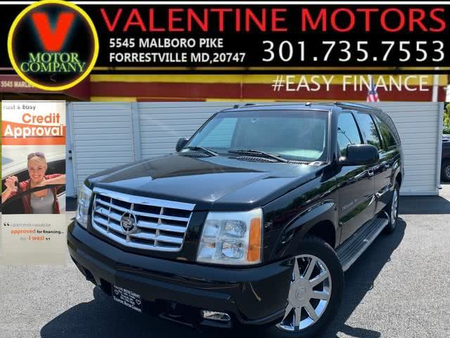 2005 Cadillac Escalade Esv , available for sale in Forestville, Maryland | Valentine Motor Company. Forestville, Maryland