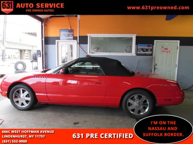 2002 Ford Thunderbird 2dr Convertible Premium, available for sale in Lindenhurst, New York | 631 Auto Service. Lindenhurst, New York 2002 Ford Thunderbird 2dr Convertible Premium, available for sale in Lindenhurst, New York | 631 Auto Service. Lindenhurst, New York