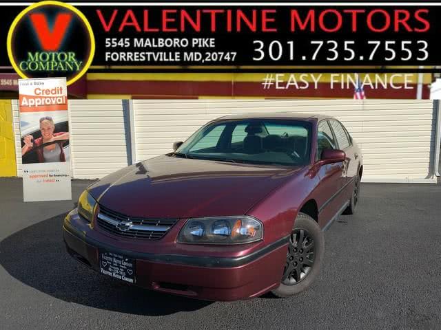 2003 Chevrolet Impala , available for sale in Forestville, Maryland | Valentine Motor Company. Forestville, Maryland