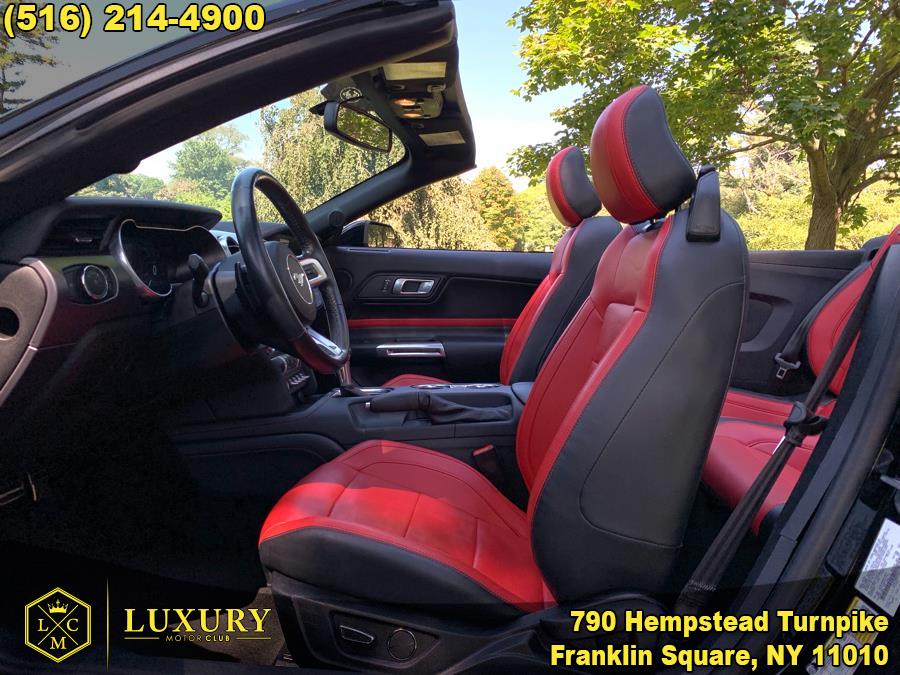 2018 Ford Mustang EcoBoost Premium Convertible, available for sale in Franklin Square, New York | Luxury Motor Club. Franklin Square, New York