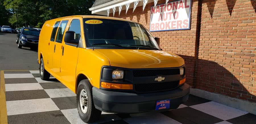 2013 Chevrolet Express Cargo Van RWD 3500 155", available for sale in Waterbury, Connecticut | National Auto Brokers, Inc.. Waterbury, Connecticut