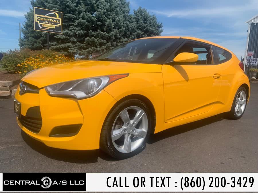 2013 Hyundai Veloster 3dr Cpe Auto w/Black Int, available for sale in East Windsor, Connecticut | Central A/S LLC. East Windsor, Connecticut
