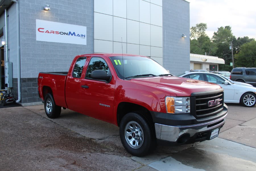 2011 GMC Sierra 1500 4WD Ext Cab 143.5" Work Truck, available for sale in Manchester, Connecticut | Carsonmain LLC. Manchester, Connecticut