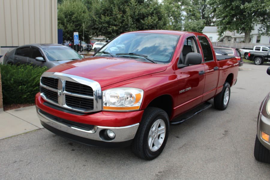 2006 Dodge Ram 1500 4dr Quad Cab 140.5 4WD SLT, available for sale in East Windsor, Connecticut | Century Auto And Truck. East Windsor, Connecticut