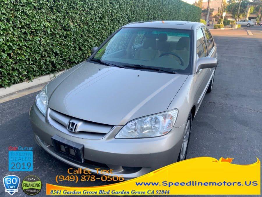 2005 Honda Civic Sdn EX AT SSRS, available for sale in Garden Grove, California | Speedline Motors. Garden Grove, California