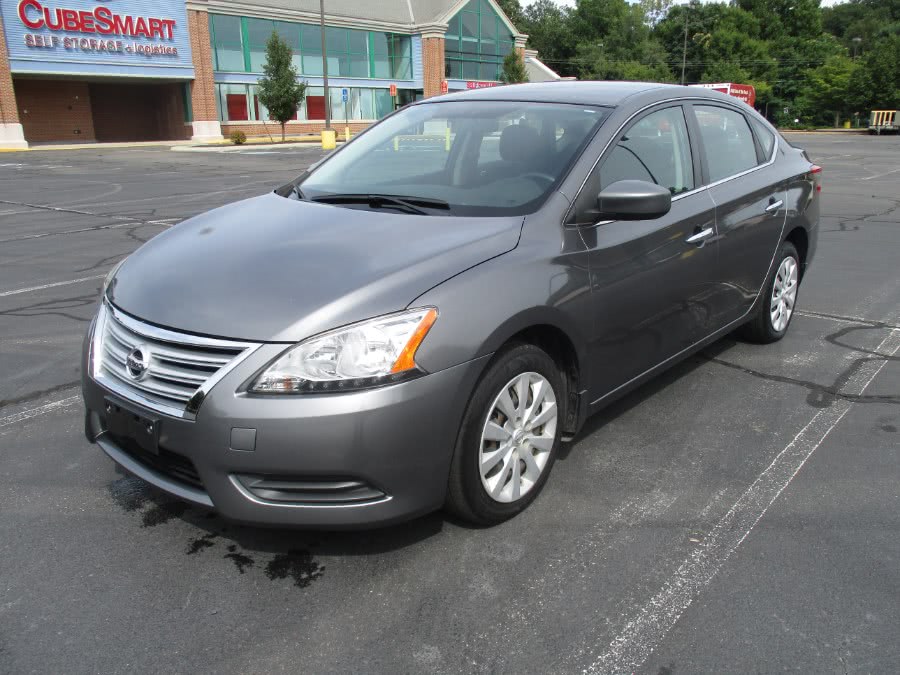 2015 Nissan Sentra 4dr Sdn I4 CVT SV, available for sale in New Britain, Connecticut | Universal Motors LLC. New Britain, Connecticut
