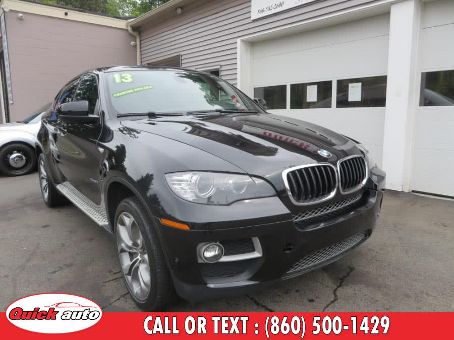 2013 BMW X6 AWD 4dr xDrive35i, available for sale in Bristol, Connecticut | Quick Auto LLC. Bristol, Connecticut