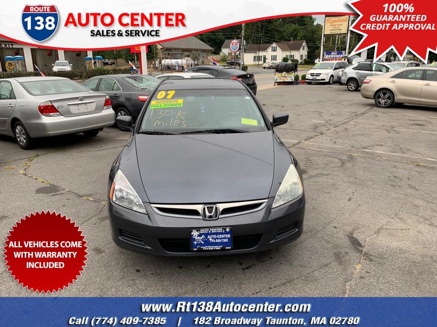 2007 Honda Accord Sdn 4dr V6 AT LX SE ULEV, available for sale in Taunton, Massachusetts | Rt 138 Auto Center Inc . Taunton, Massachusetts