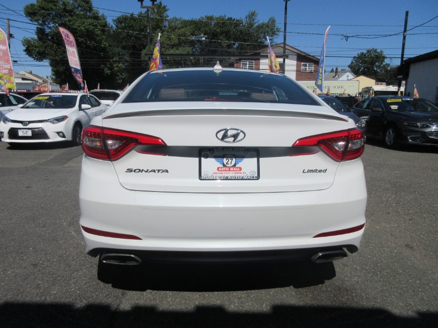 2015 Hyundai Sonata 4dr Sdn 2.4L Limited w/Brown Seats, available for sale in Linden, New Jersey | Route 27 Auto Mall. Linden, New Jersey 2015 Hyundai Sonata 4dr Sdn 2.4L Limited w/Brown Seats, available for sale in Linden, New Jersey | Route 27 Auto Mall. Linden, New Jersey