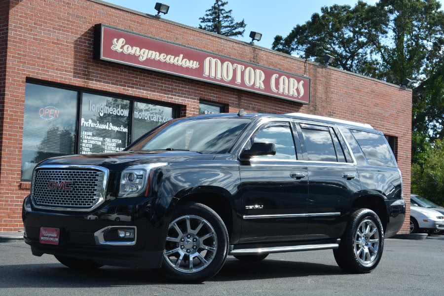 2015 GMC Yukon 4WD 4dr Denali, available for sale in ENFIELD, Connecticut | Longmeadow Motor Cars. ENFIELD, Connecticut