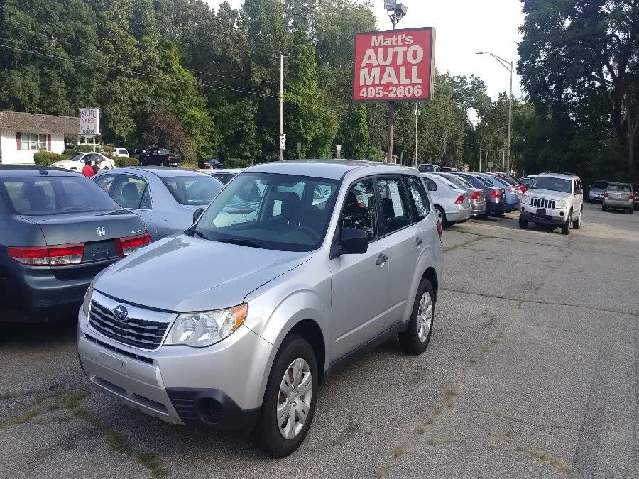 2009 Subaru Forester 4dr Auto X, available for sale in Chicopee, Massachusetts | Matts Auto Mall LLC. Chicopee, Massachusetts 2009 Subaru Forester 4dr Auto X, available for sale in Chicopee, Massachusetts | Matts Auto Mall LLC. Chicopee, Massachusetts