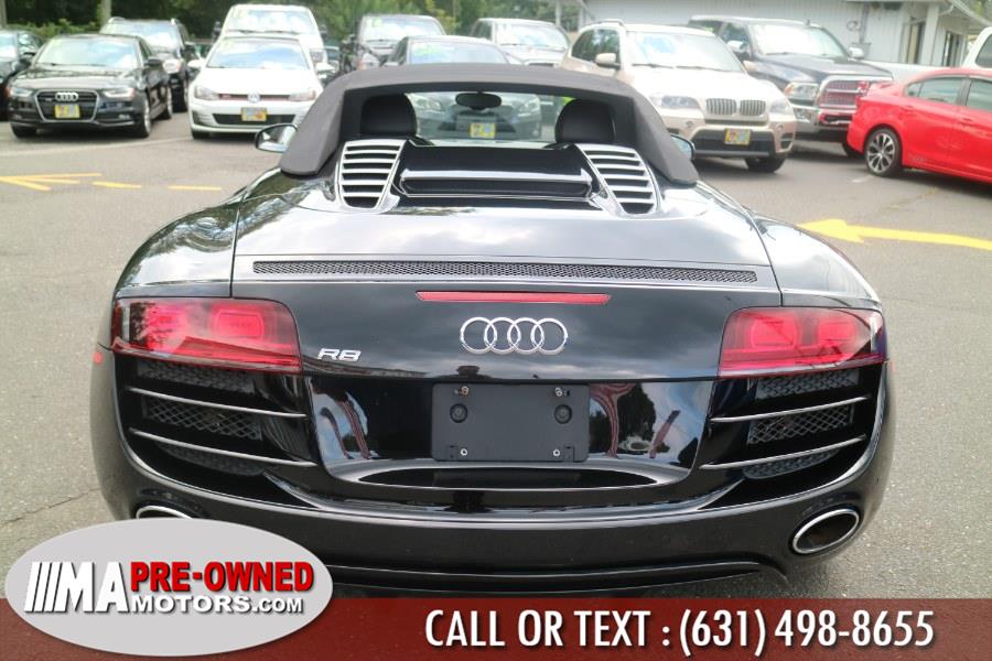 2012 Audi R8 quattro v10 AWD 2dr Conv quattro v10 Spyder 5.2L, available for sale in Huntington Station, New York | M & A Motors. Huntington Station, New York 2012 Audi R8 quattro v10 AWD 2dr Conv quattro v10 Spyder 5.2L, available for sale in Huntington Station, New York | M & A Motors. Huntington Station, New York