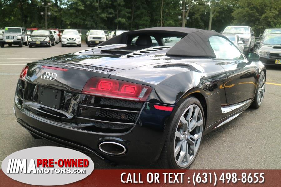 2012 Audi R8 quattro v10 AWD 2dr Conv quattro v10 Spyder 5.2L, available for sale in Huntington Station, New York | M & A Motors. Huntington Station, New York 2012 Audi R8 quattro v10 AWD 2dr Conv quattro v10 Spyder 5.2L, available for sale in Huntington Station, New York | M & A Motors. Huntington Station, New York