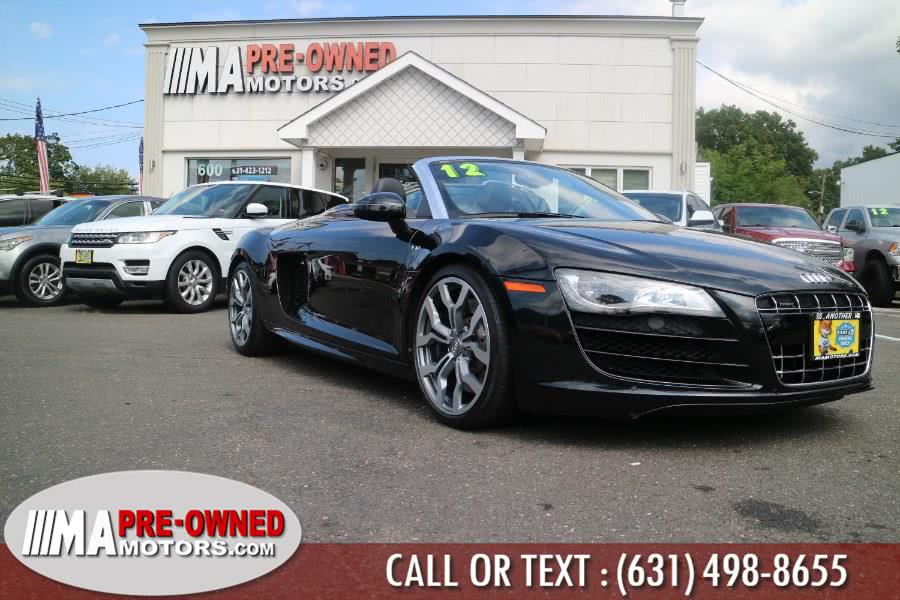 2012 Audi R8 quattro v10 AWD 2dr Conv quattro v10 Spyder 5.2L, available for sale in Huntington Station, New York | M & A Motors. Huntington Station, New York 2012 Audi R8 quattro v10 AWD 2dr Conv quattro v10 Spyder 5.2L, available for sale in Huntington Station, New York | M & A Motors. Huntington Station, New York