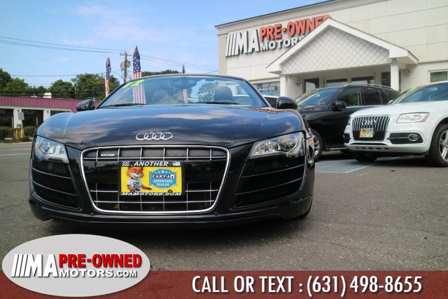 2012 Audi R8 quattro v10 AWD 2dr Conv quattro v10 Spyder 5.2L, available for sale in Huntington Station, New York | M & A Motors. Huntington Station, New York 2012 Audi R8 quattro v10 AWD 2dr Conv quattro v10 Spyder 5.2L, available for sale in Huntington Station, New York | M & A Motors. Huntington Station, New York