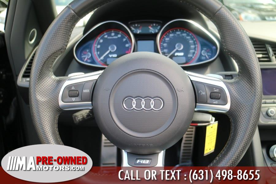 2012 Audi R8 quattro v10 AWD 2dr Conv quattro v10 Spyder 5.2L, available for sale in Huntington Station, New York | M & A Motors. Huntington Station, New York 2012 Audi R8 quattro v10 AWD 2dr Conv quattro v10 Spyder 5.2L, available for sale in Huntington Station, New York | M & A Motors. Huntington Station, New York