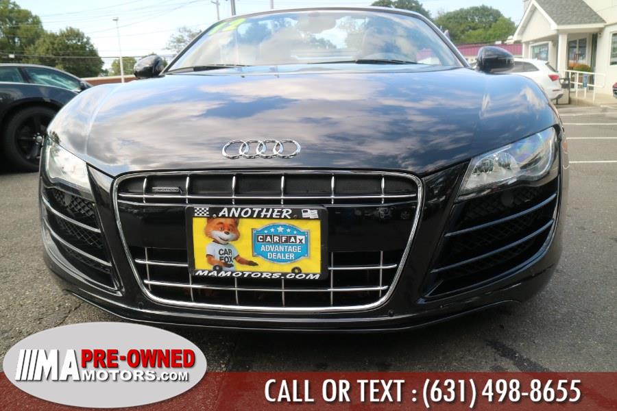 2012 Audi R8 quattro v10 AWD 2dr Conv quattro v10 Spyder 5.2L, available for sale in Huntington Station, New York | M & A Motors. Huntington Station, New York 2012 Audi R8 quattro v10 AWD 2dr Conv quattro v10 Spyder 5.2L, available for sale in Huntington Station, New York | M & A Motors. Huntington Station, New York