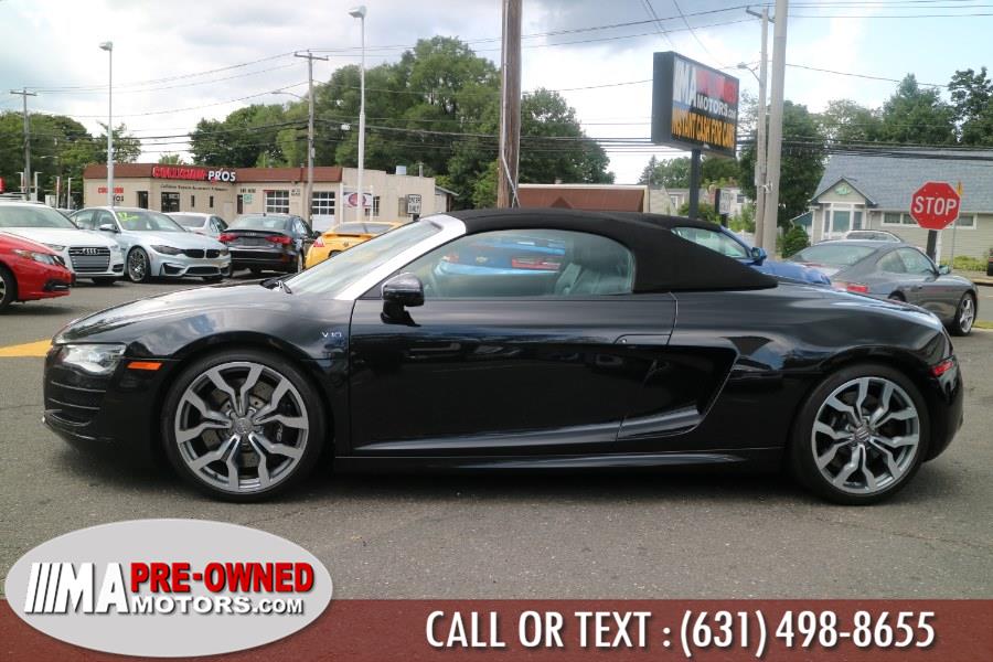 2012 Audi R8 quattro v10 AWD 2dr Conv quattro v10 Spyder 5.2L, available for sale in Huntington Station, New York | M & A Motors. Huntington Station, New York 2012 Audi R8 quattro v10 AWD 2dr Conv quattro v10 Spyder 5.2L, available for sale in Huntington Station, New York | M & A Motors. Huntington Station, New York