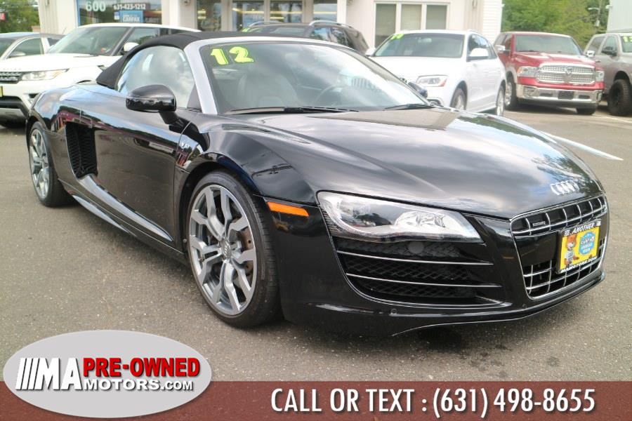 2012 Audi R8 quattro v10 AWD 2dr Conv quattro v10 Spyder 5.2L, available for sale in Huntington Station, New York | M & A Motors. Huntington Station, New York 2012 Audi R8 quattro v10 AWD 2dr Conv quattro v10 Spyder 5.2L, available for sale in Huntington Station, New York | M & A Motors. Huntington Station, New York
