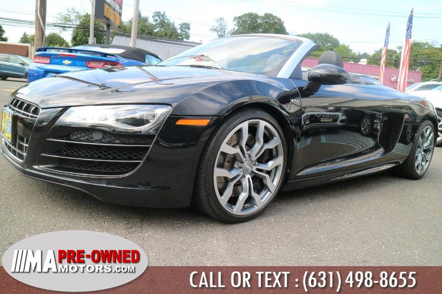 2012 Audi R8 quattro v10 AWD 2dr Conv quattro v10 Spyder 5.2L, available for sale in Huntington Station, New York | M & A Motors. Huntington Station, New York 2012 Audi R8 quattro v10 AWD 2dr Conv quattro v10 Spyder 5.2L, available for sale in Huntington Station, New York | M & A Motors. Huntington Station, New York