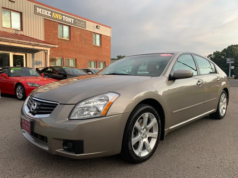 2007 Nissan Maxima 4dr Sdn V6 CVT 3.5 SE, available for sale in South Windsor, Connecticut | Mike And Tony Auto Sales, Inc. South Windsor, Connecticut