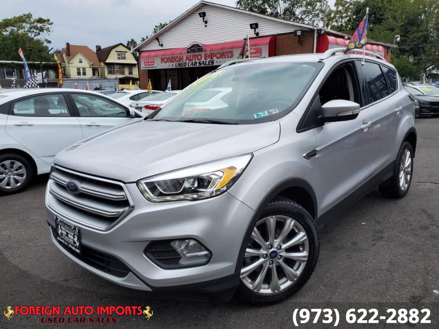 2017 Ford Escape Titanium FWD, available for sale in Irvington, New Jersey | Foreign Auto Imports. Irvington, New Jersey