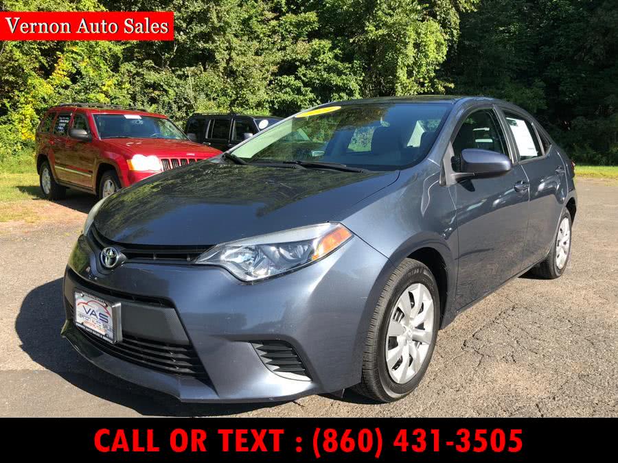 2014 Toyota Corolla 4dr Sdn CVT LE, available for sale in Manchester, Connecticut | Vernon Auto Sale & Service. Manchester, Connecticut
