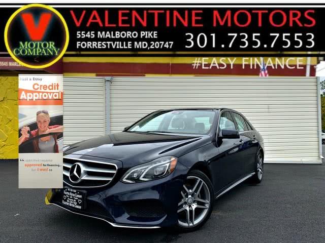 2014 Mercedes-benz E-class E 350 Sport, available for sale in Forestville, Maryland | Valentine Motor Company. Forestville, Maryland