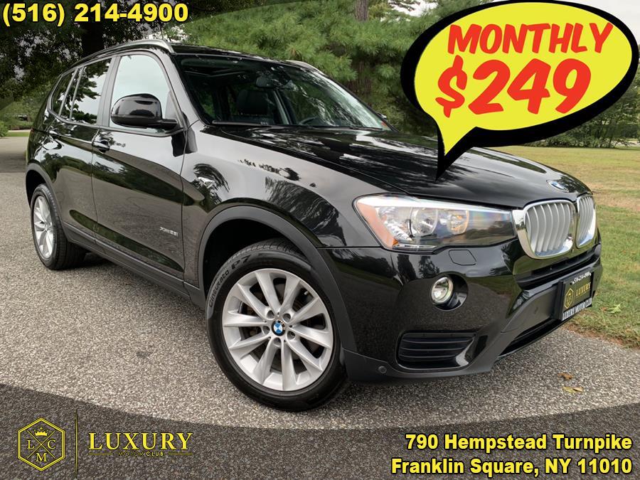 2017 BMW X3 xDrive28i Sports Activity Vehicle, available for sale in Franklin Square, New York | Luxury Motor Club. Franklin Square, New York