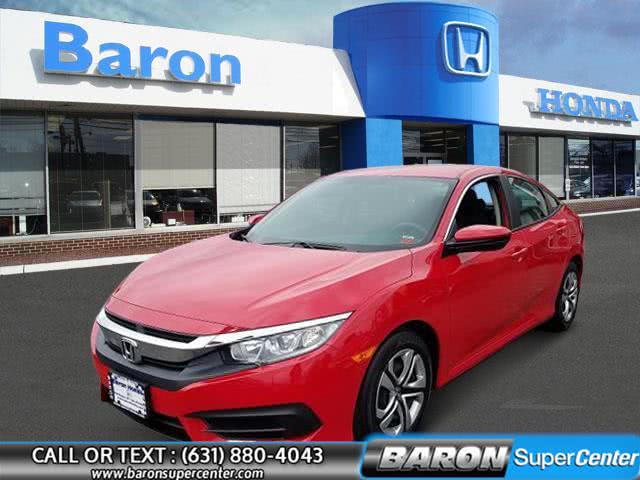 2017 Honda Civic Sedan LX, available for sale in Patchogue, New York | Baron Supercenter. Patchogue, New York