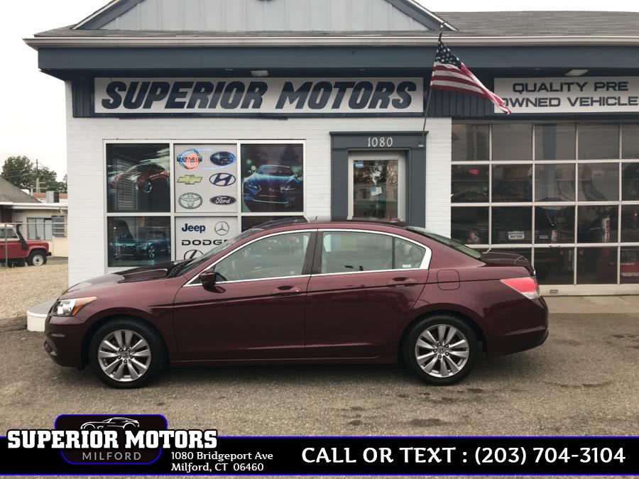 2011 Honda Accord Sdn EX-L 4dr I4 Auto EX-L PZEV, available for sale in Milford, Connecticut | Superior Motors LLC. Milford, Connecticut