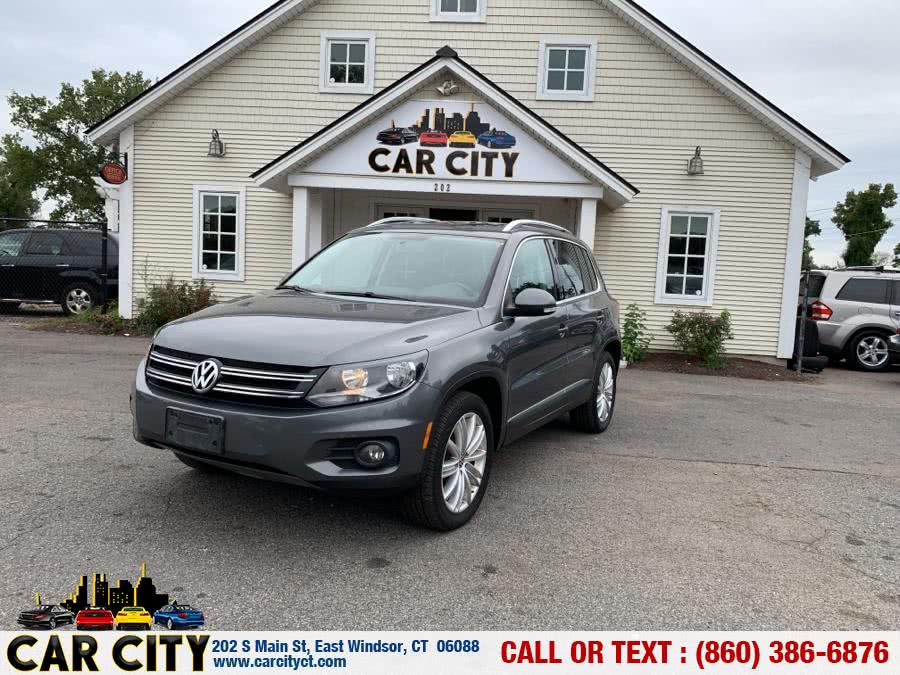 2012 Volkswagen Tiguan 4WD 4dr Auto SEL w/Premium Nav & Dynaudio, available for sale in East Windsor, Connecticut | Car City LLC. East Windsor, Connecticut