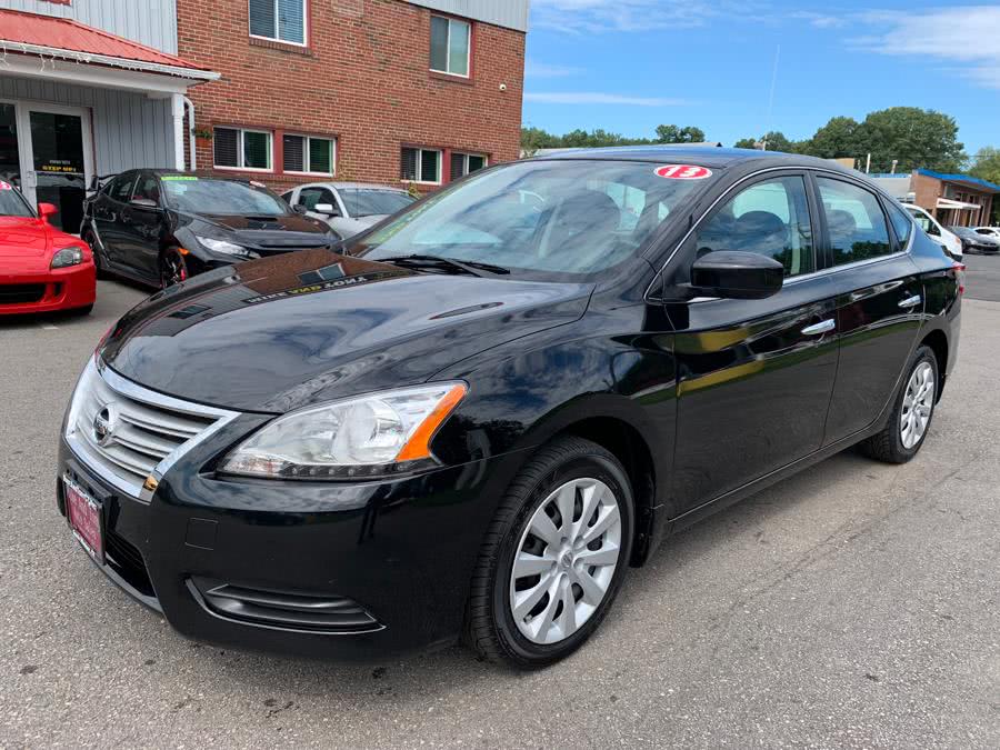 2013 Nissan Sentra 4dr Sdn I4 CVT SV, available for sale in South Windsor, Connecticut | Mike And Tony Auto Sales, Inc. South Windsor, Connecticut