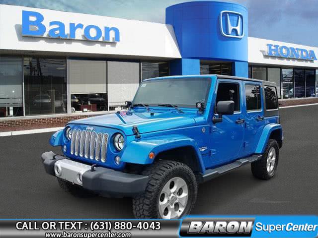 2015 Jeep Wrangler Unlimited Unlimited Sahara, available for sale in Patchogue, New York | Baron Supercenter. Patchogue, New York