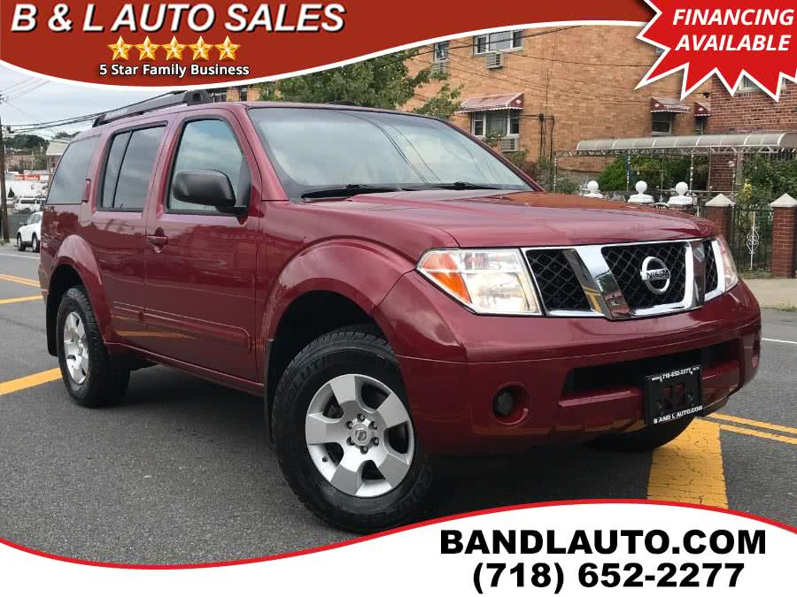 2007 Nissan Pathfinder 4WD 4dr S, available for sale in Bronx, New York | B & L Auto Sales LLC. Bronx, New York 2007 Nissan Pathfinder 4WD 4dr S, available for sale in Bronx, New York | B & L Auto Sales LLC. Bronx, New York