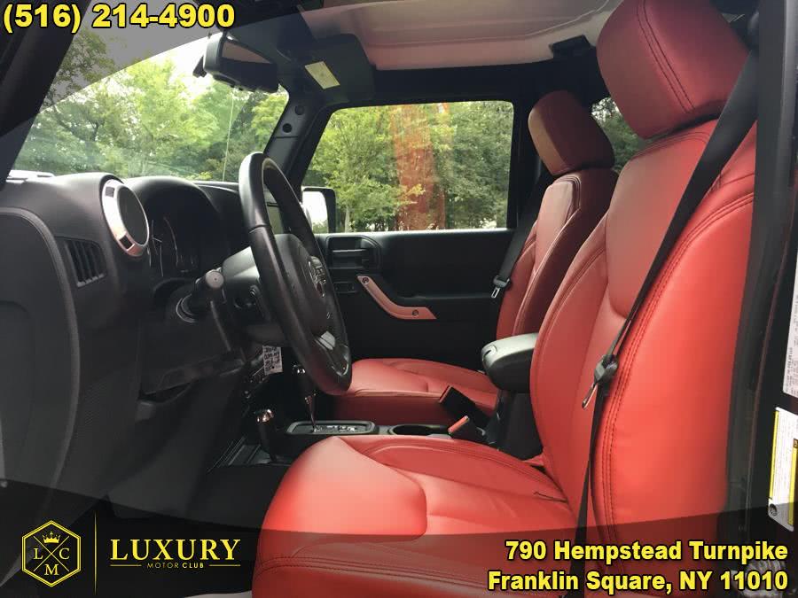 2018 Jeep Wrangler Unlimited Sahara Sahara 4x4, available for sale in Franklin Square, New York | Luxury Motor Club. Franklin Square, New York