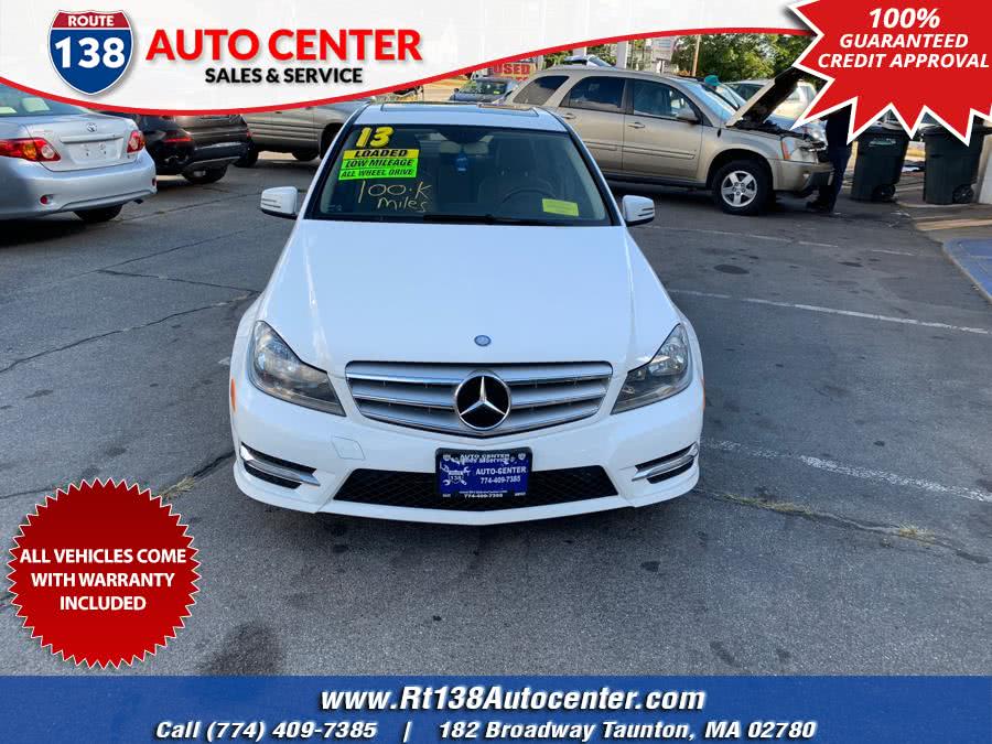 2013 Mercedes-Benz C-Class 4dr Sdn C300 Luxury 4MATIC, available for sale in Taunton, Massachusetts | Rt 138 Auto Center Inc . Taunton, Massachusetts