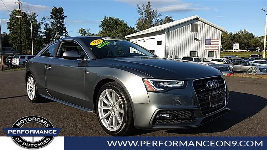 2016 Audi A5 2dr Cpe Auto Premium Plus, available for sale in Wappingers Falls, New York | Performance Motor Cars. Wappingers Falls, New York