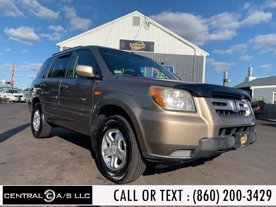 2008 Honda Pilot 4WD 4dr VP, available for sale in East Windsor, Connecticut | Central A/S LLC. East Windsor, Connecticut