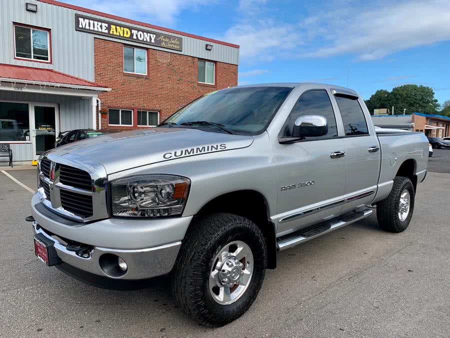 2006 Dodge Ram 3500 4dr Quad Cab 140.5 SRW 4WD SLT, available for sale in South Windsor, Connecticut | Mike And Tony Auto Sales, Inc. South Windsor, Connecticut