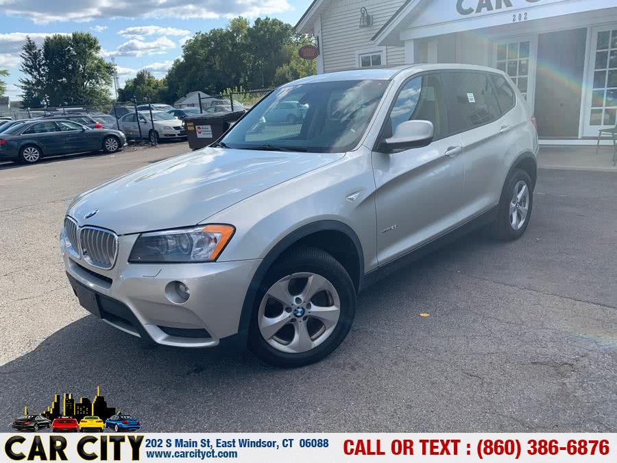 2012 BMW X3 AWD 4dr 28i, available for sale in East Windsor, Connecticut | Car City LLC. East Windsor, Connecticut