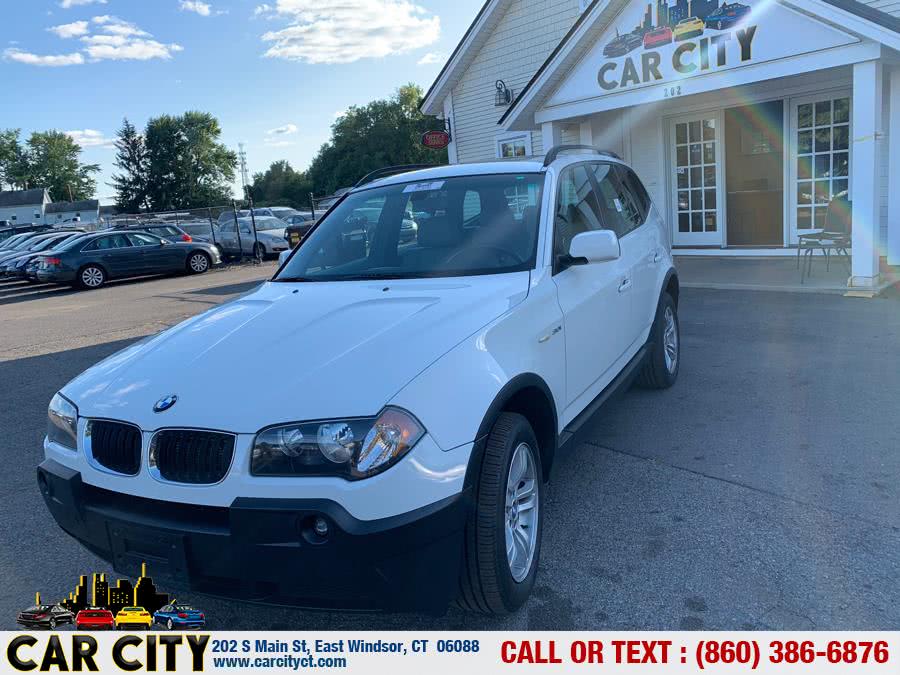2005 BMW X3 X3 4dr AWD 3.0i, available for sale in East Windsor, Connecticut | Car City LLC. East Windsor, Connecticut