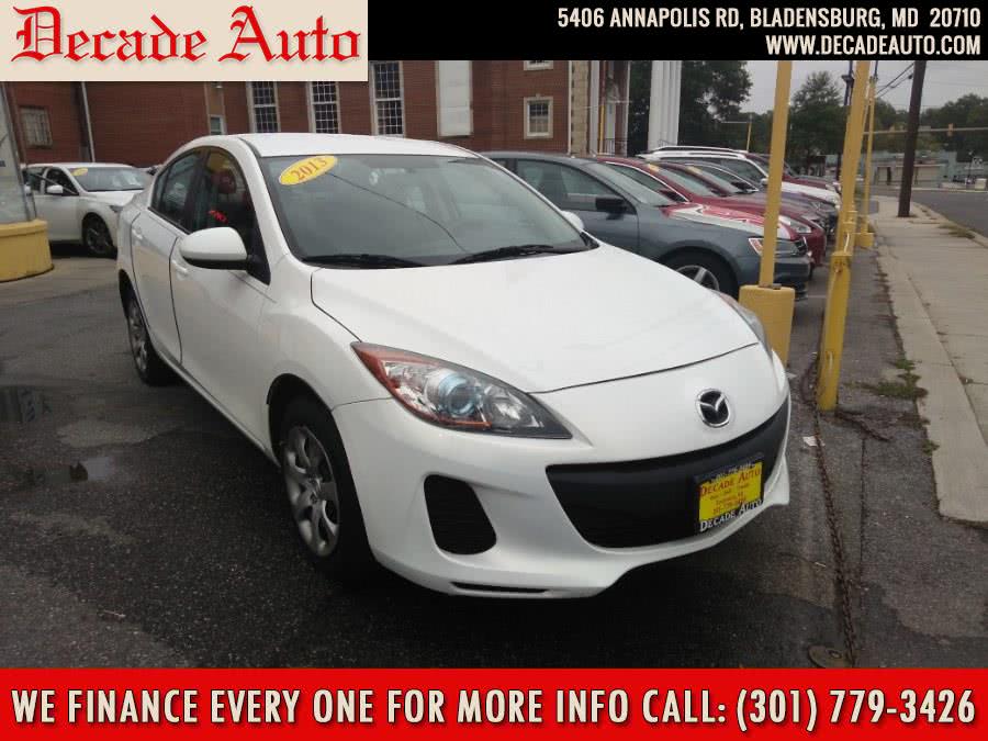 2013 Mazda Mazda3 4dr Sdn Auto i Sport, available for sale in Bladensburg, Maryland | Decade Auto. Bladensburg, Maryland
