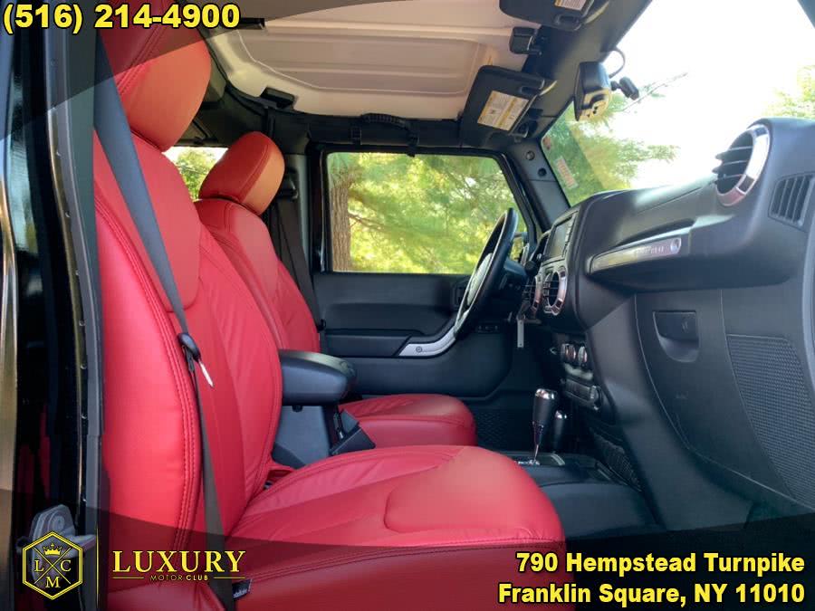 2017 Jeep Wrangler Unlimited Sahara 4x4, available for sale in Franklin Square, New York | Luxury Motor Club. Franklin Square, New York