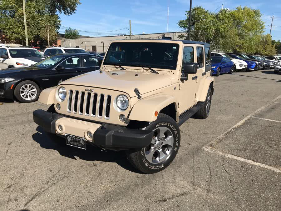 2016 Jeep Wrangler Unlimited 4WD 4dr Sahara, available for sale in Lodi, New Jersey | European Auto Expo. Lodi, New Jersey