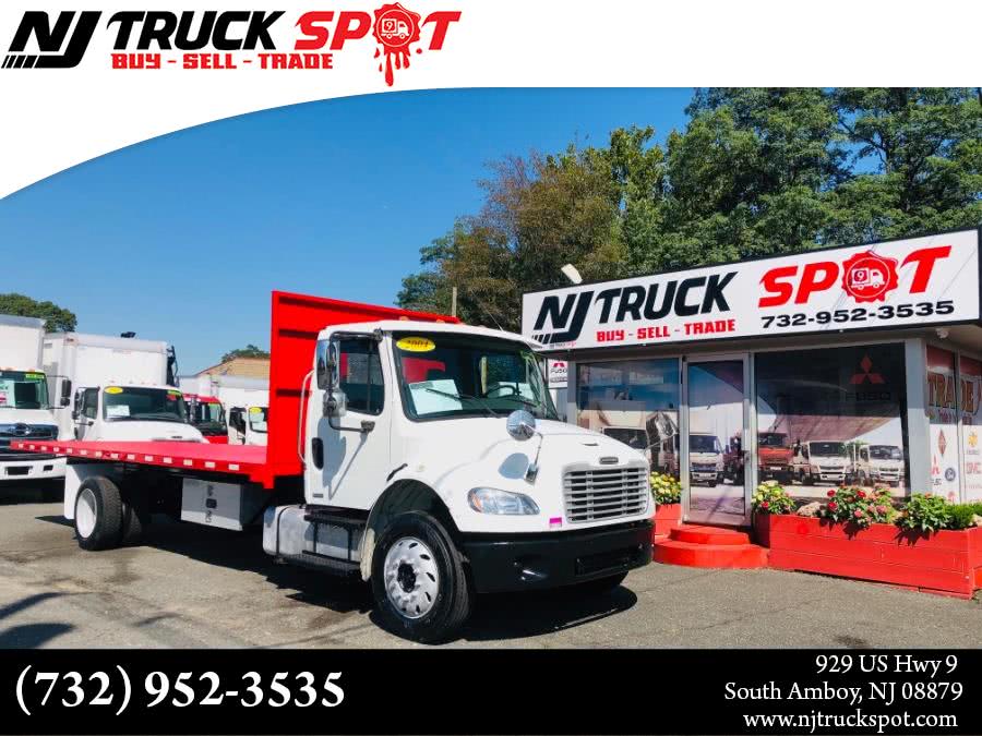 2004 Freightliner M2 106 MERCEDES ENGINE 24 FEET FLAT BED MANUAL, available for sale in South Amboy, New Jersey | NJ Truck Spot. South Amboy, New Jersey