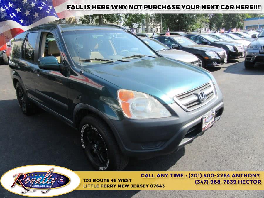 2002 Honda CR-V 4WD EX Auto, available for sale in Little Ferry, New Jersey | Royalty Auto Sales. Little Ferry, New Jersey
