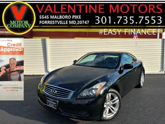 2010 Infiniti G37 Coupe x, available for sale in Forestville, Maryland | Valentine Motor Company. Forestville, Maryland