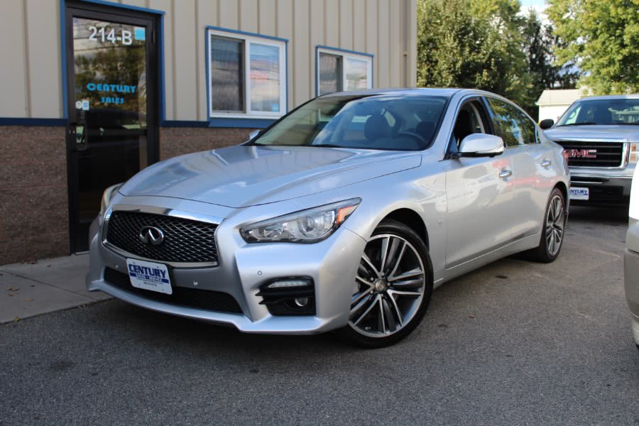 2014 Infiniti Q50 4dr Sdn Sport AWD, available for sale in East Windsor, Connecticut | Century Auto And Truck. East Windsor, Connecticut