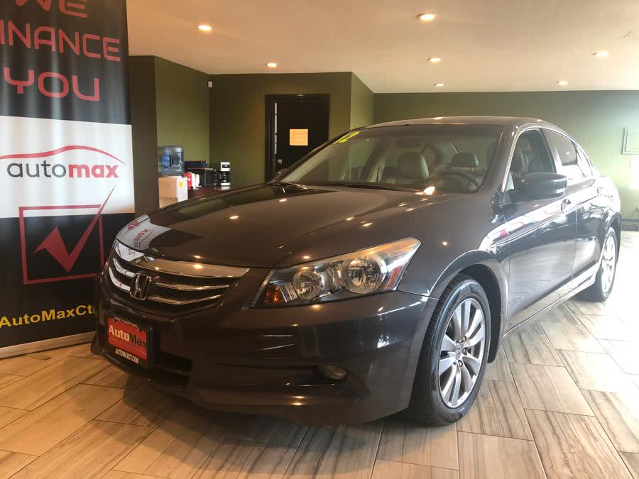 2012 Honda Accord Sdn 4dr V6 Auto EX, available for sale in West Hartford, Connecticut | AutoMax. West Hartford, Connecticut